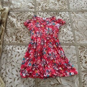 Vibrant Floral Kids Dress
